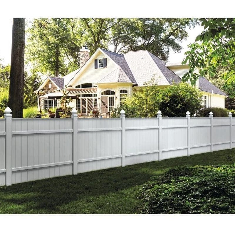 Manufacturer High Quality Customized UV Proof Cheap PVC Vinly/ Plastic Privacy Fence