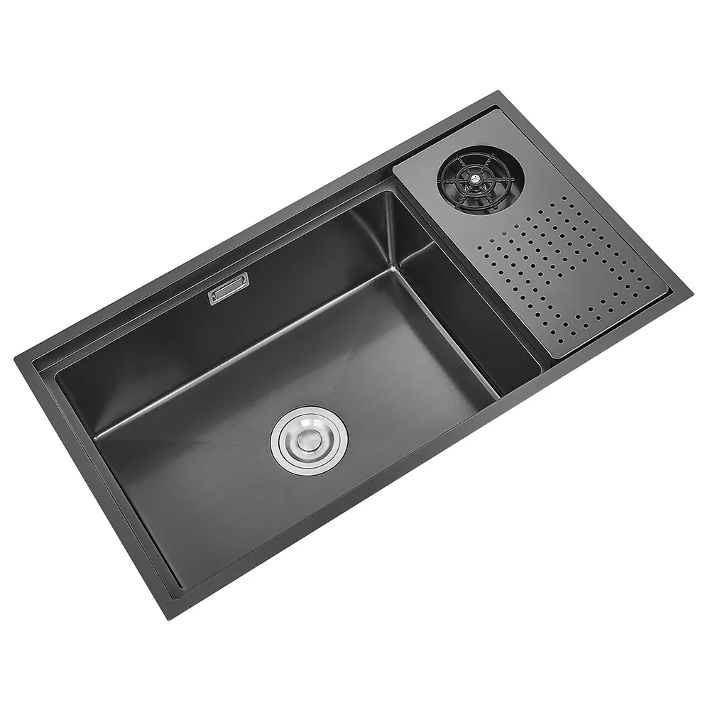 Easy Install Stainless Steel Bowls Rectangular Washing Basin Kitchen Sink