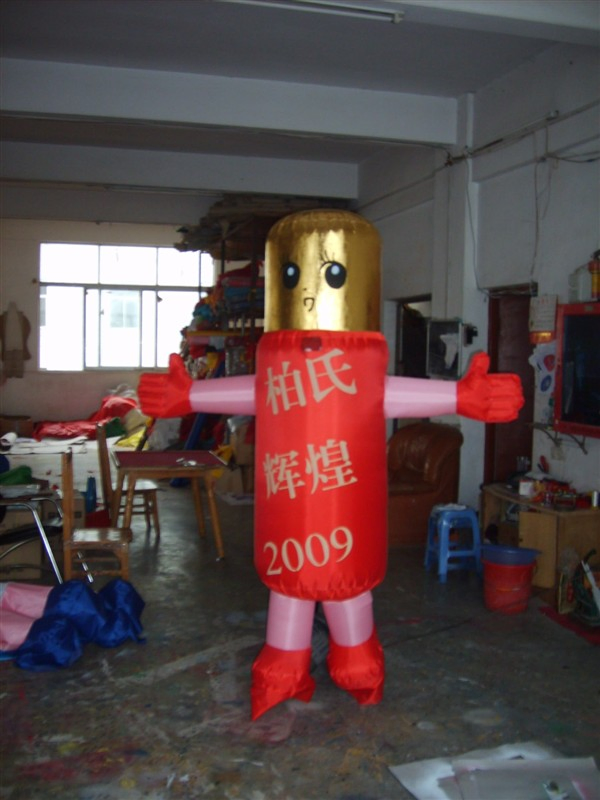 Boyi Inflatable Backpack Balloon Beer Bottle Packback Walking Bottle