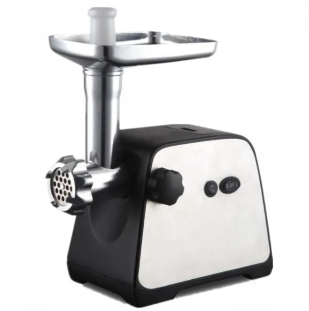 Home Kitchen Appliance Plastic Housing Stainless Steel Adjustable Speed Muitifunctional Meat Grinder with Handle
