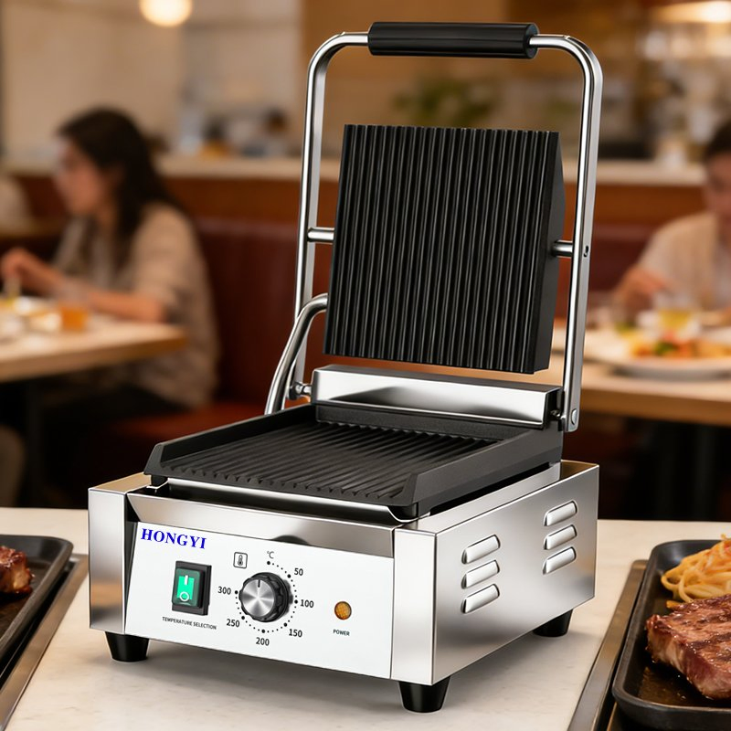 Steak Plate Furnace BBQ Grill for Outdoor Restaurant