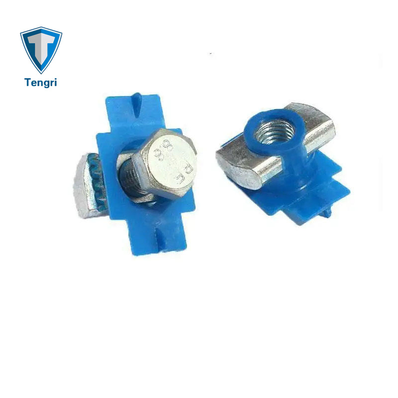 Factory Plastic Wing Nut Channel Spring Nut Solar End Clamps Spring Nuts