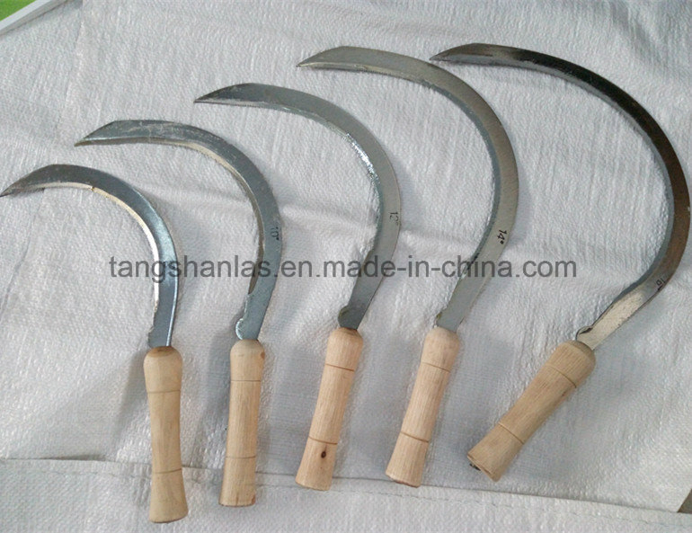 Sickle Hand Tool Steel Sickle Wood Handle Sickle