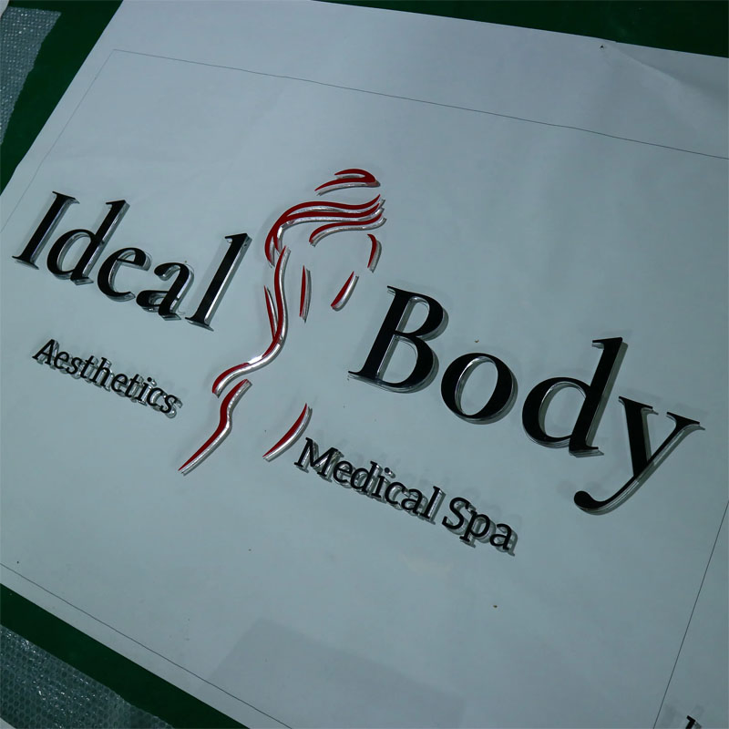 Acrylic Company Name Sign Board for Wall Acrylic Wall Sign Logo Maker Custom Store Logo