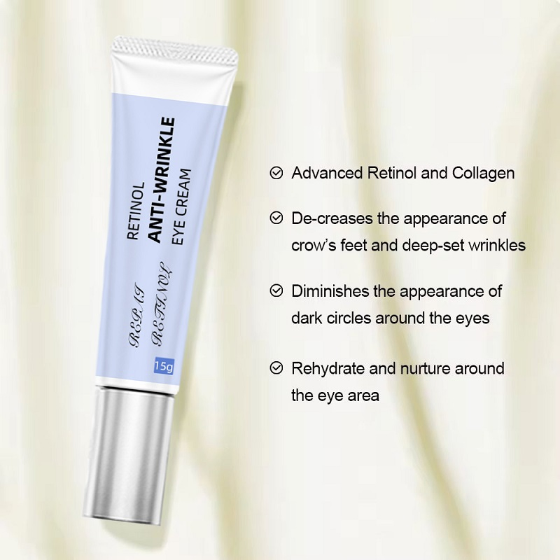 Factory Price Elastin Moisturizing and Anti Wrinkle Anti Dark Circle Black Retinol Anti-Wrinkle Eye Cream