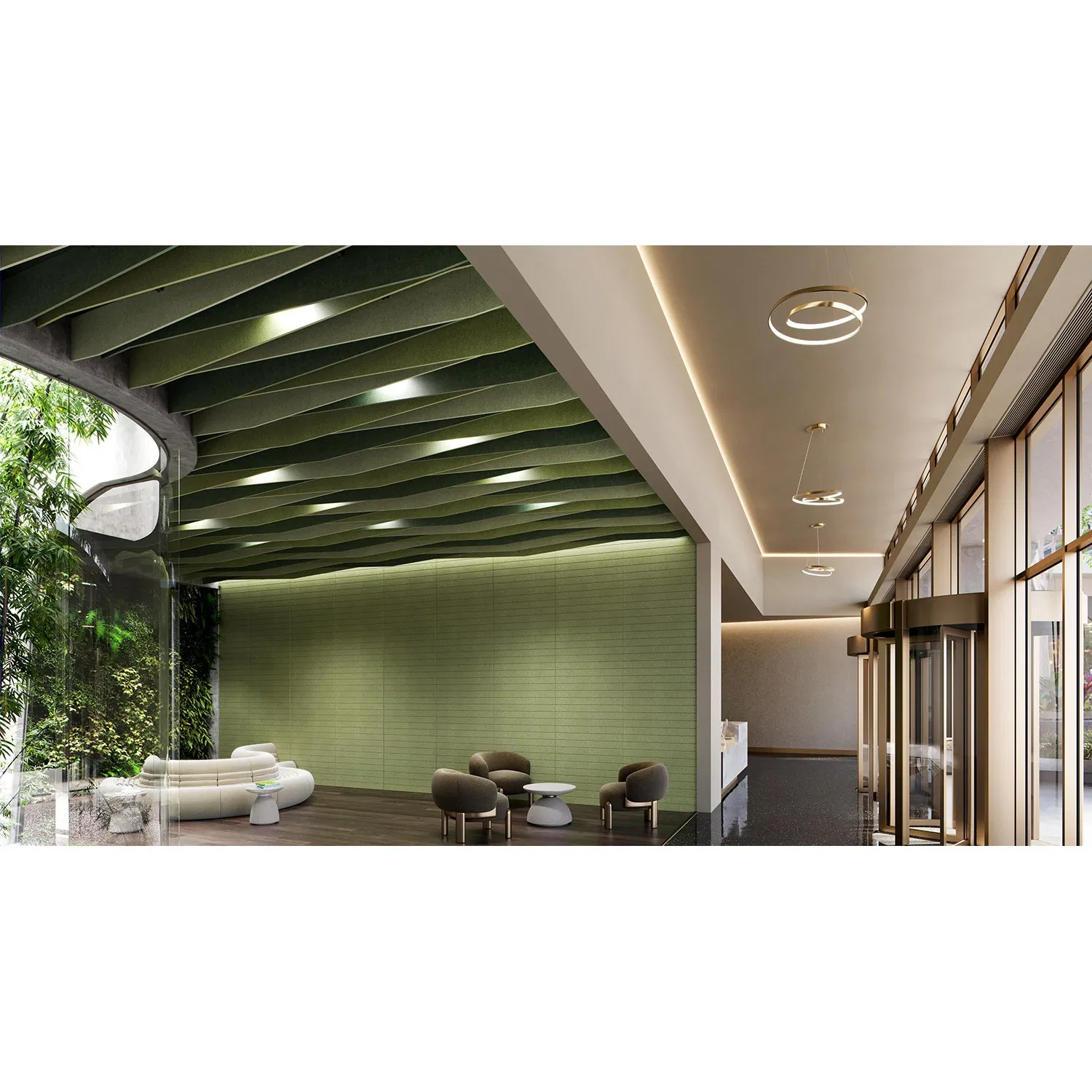 China Best Quality Guarantee Polyester Fiber Board Acoustic Ceiling