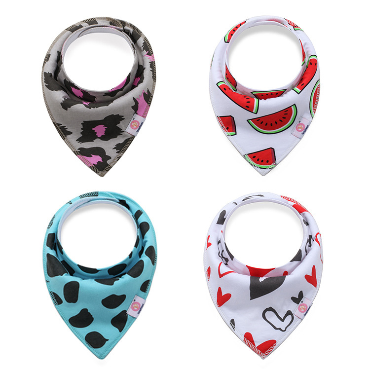 Reusable Washable Baby Bandana Cotton Teething Drool Bibs