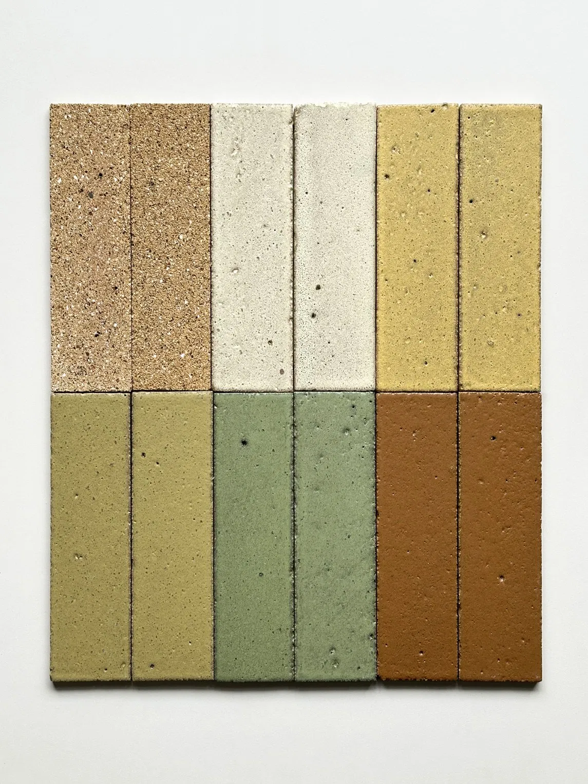 Green Seriesgravel Kiln Style Wall Tiles