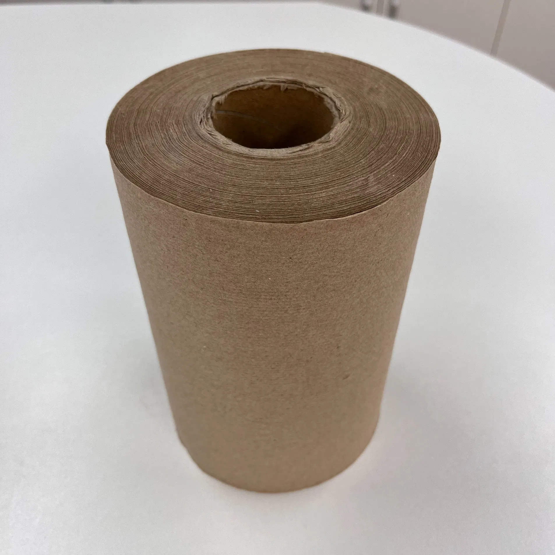 Kitchen Jumbo Roll 1ply 45GSM Unbleached Kraft Recycled Pulp Paper Towel Roll