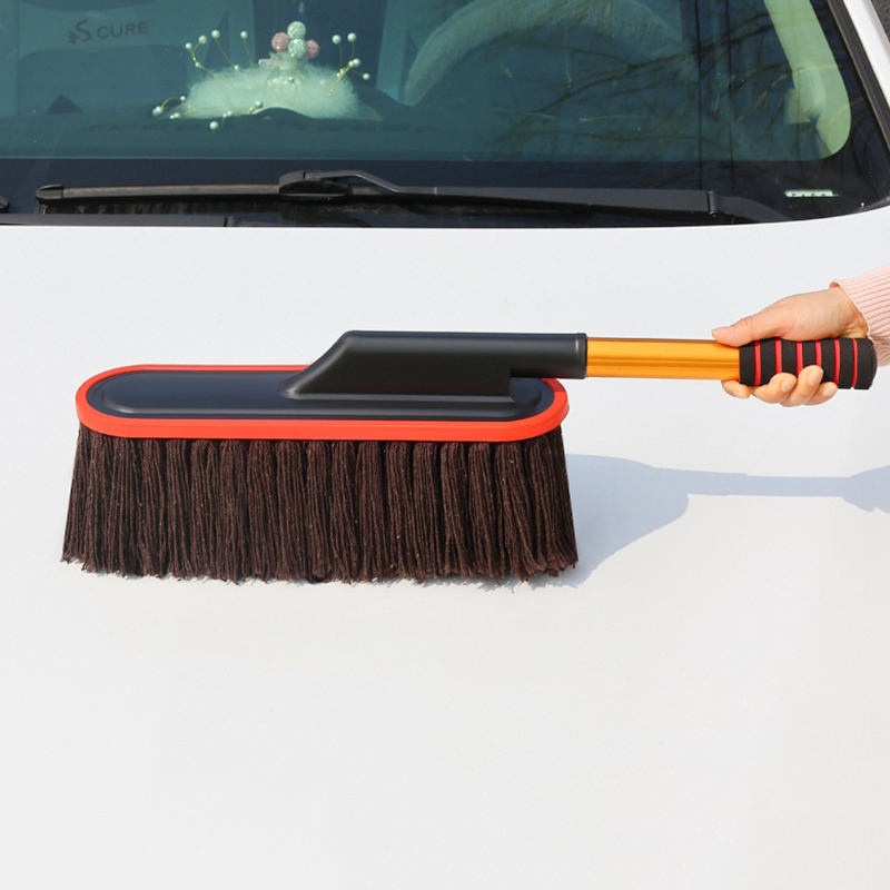 Esun Telescopic Car Wash Brush Microfiber Car Wash Brush Retractable Dust Removal Wax Brush