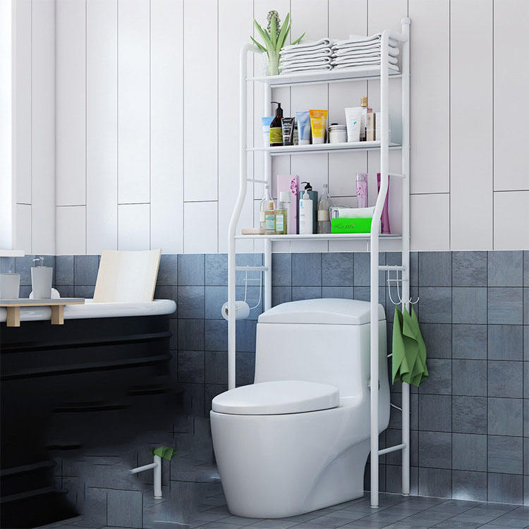 Toilet Shelf Organizer Towel Rack 3 Layers Toilet Storage Rack