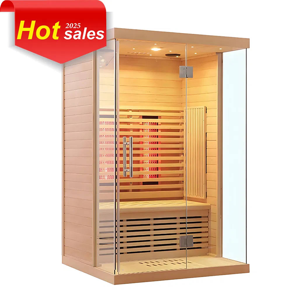 Popular Sauna Room Indoor Infrared Sauna Room Far Infrared Sauna Red Light Combination Sauna with Carbon Panel
