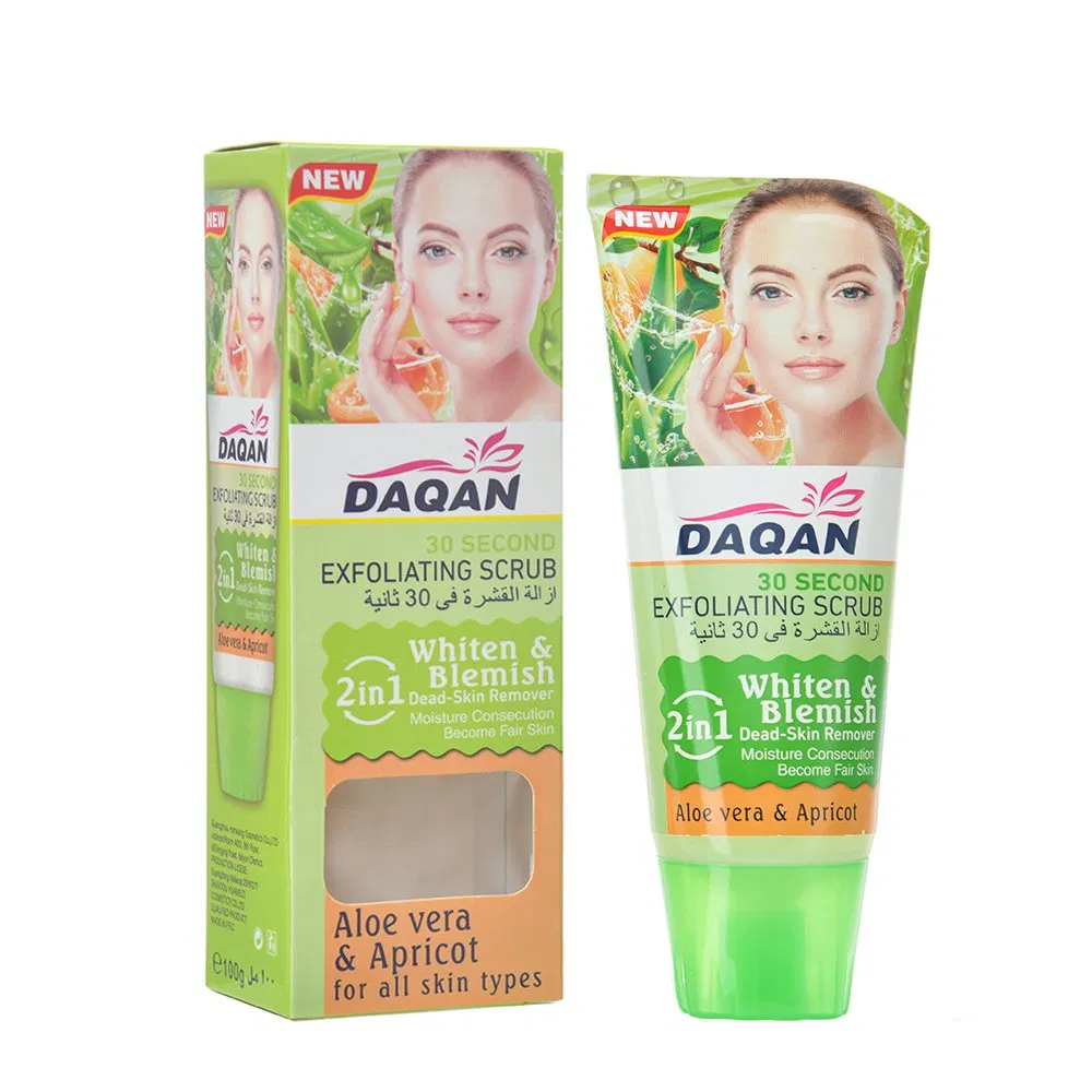 Factory Direct Aloe Vera Apricot Exfoliating Scrub Brightening & Smoothing Face Exfoliator