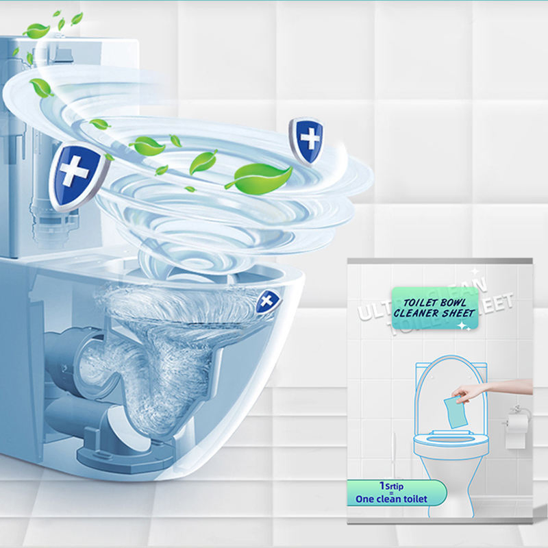 Water Soluble Tablet Cleaner Strips Cleans Descales and Refreshes Toilets