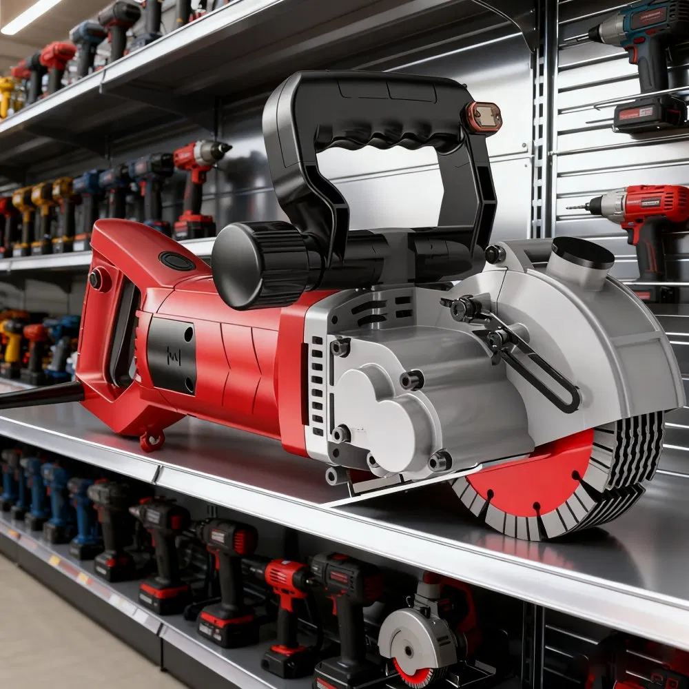 Glgw 3500W Electric Wall Chaser Groove Cutting Machine Wall Slotting Machine Steel Concrete Circular Saw Electric Tool