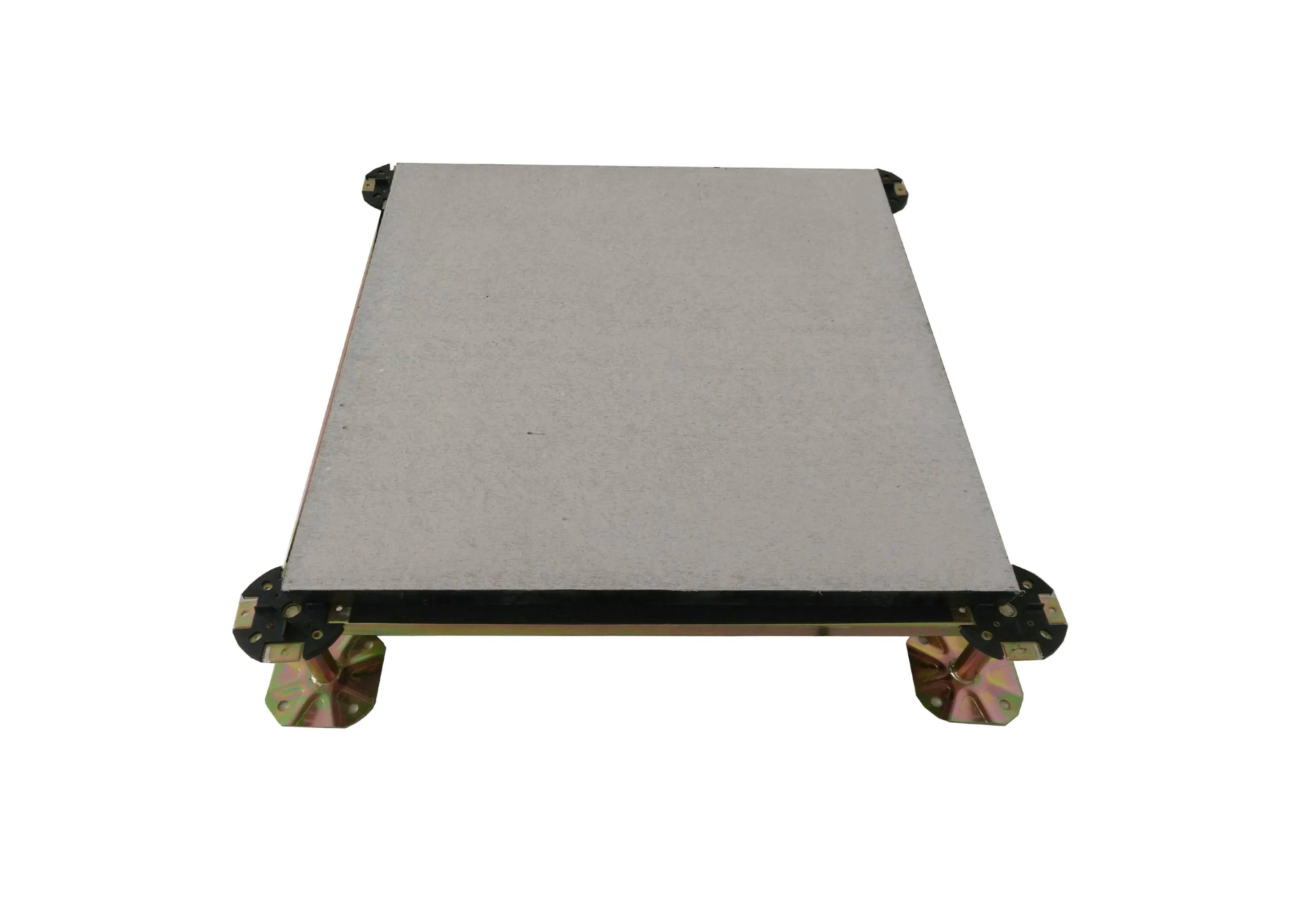High Quality Steel Abrasion-Proof Square Calcium Sulphate PVC Aluminum Plastic Composite Anti-Static Raised Flooring