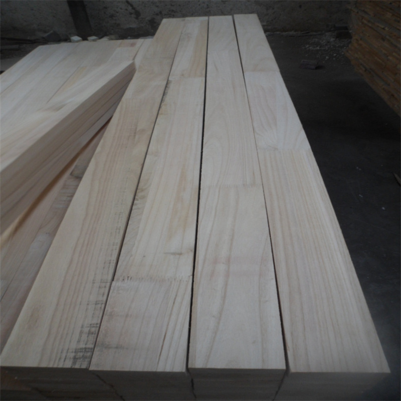 Paulownia Edge Glued Finger Joint Panels for Coffin Bottom