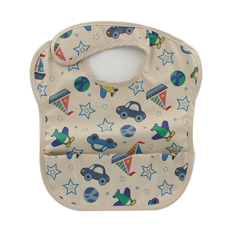 PU Bib, Oubei Cross-Border Baby Food Bib, Baby Saliva Bib, Waterproof and Dirt-Proof Children's Saliva Bib