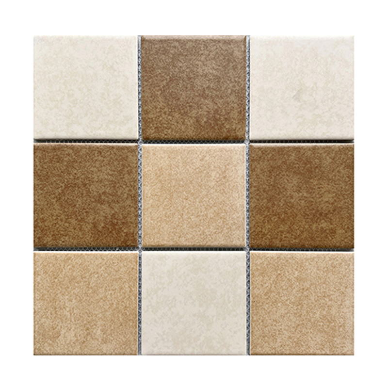 Marble Look Showroom Decoration Inkjet Turquoise Aqua Swimming Pool Porcelain Mosaic Tile