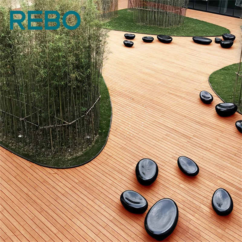 Outdoor Waterproof Fireproof Bamboo Wood Decking Flooring for Sale
