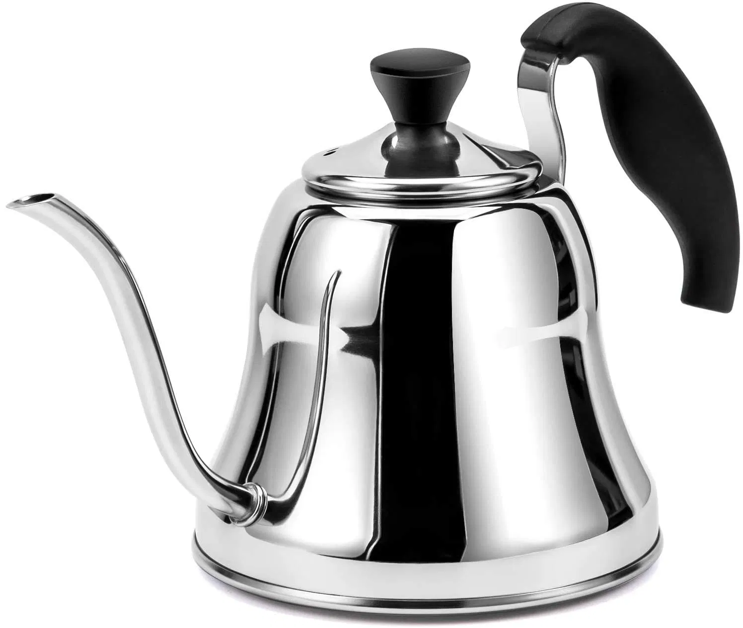 Hot Sale Silver Stovetop Gooseneck Pour Over Coffee Tea Kettle