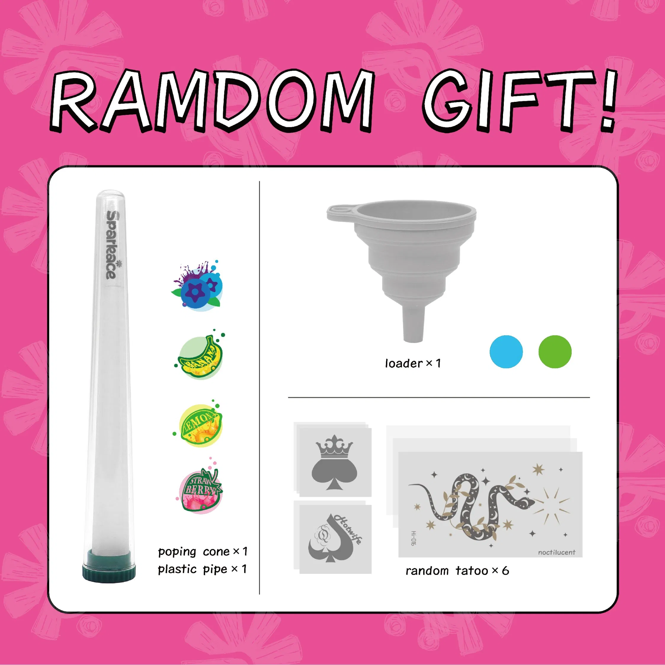 Thc-Free Kingsize Sparkase Pink Rolling Paper Cone 50/100/200PCS/Jar Pre Rolling Cones