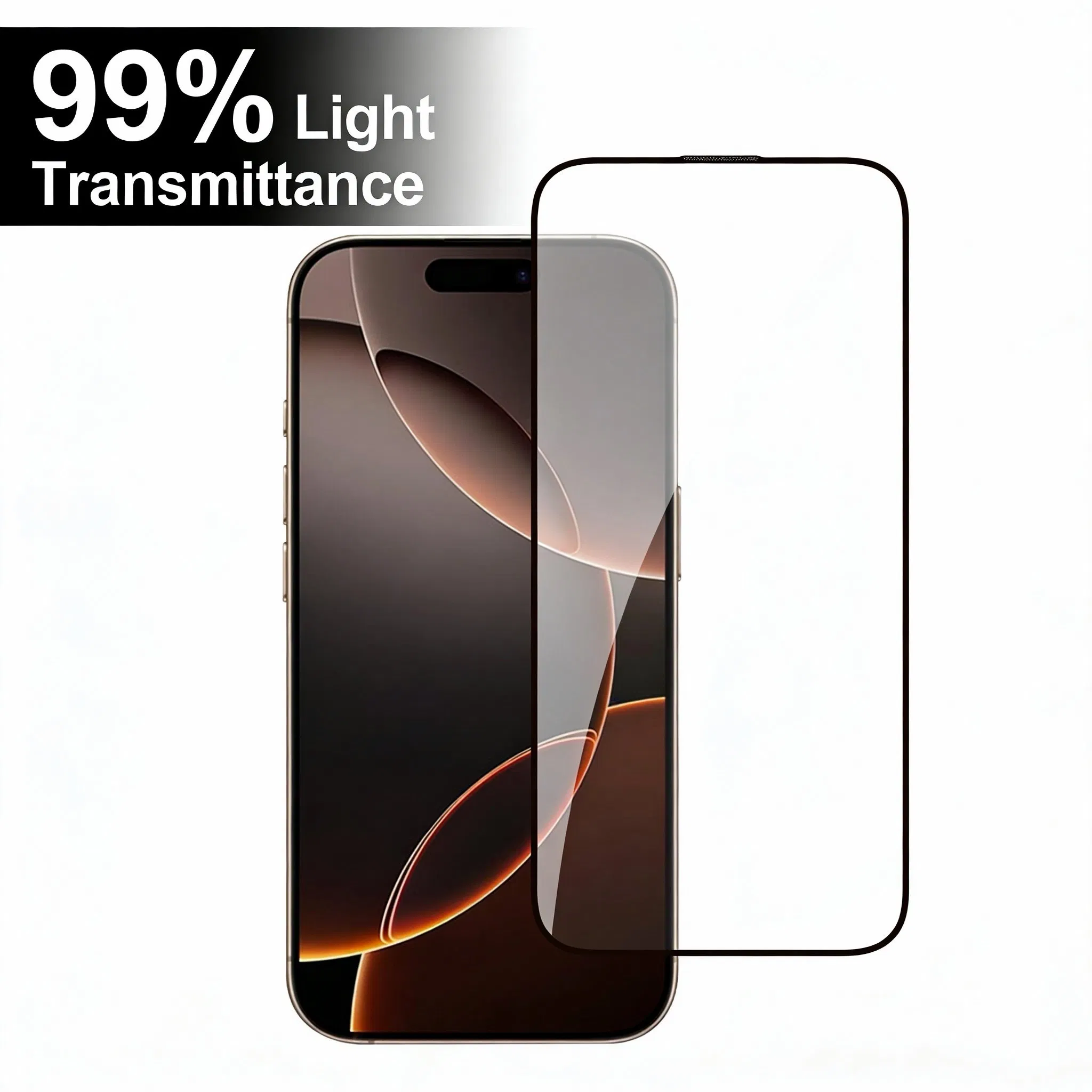 Suitable for Apple 17 Tempered Glass Full Screen HD iPhone 15 PRO Max Anti-Glare 16 PRO Phone Film 17 Air