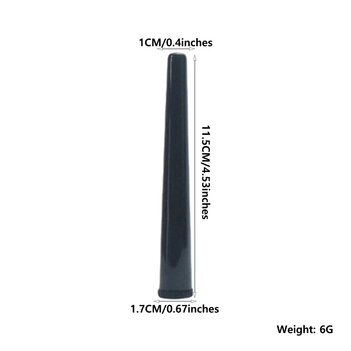 High Quality Colorful Cone Shape Smoke Tobacco Tube Sealed Dampproof Storage Tube