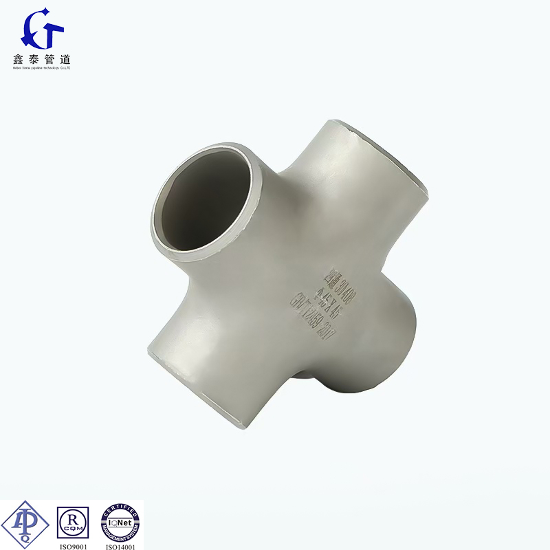 High Strength Cross Pipe Fitting Carbon Stainless Alloy Steel Equal Cross for High Temp Chemical Pipeline
