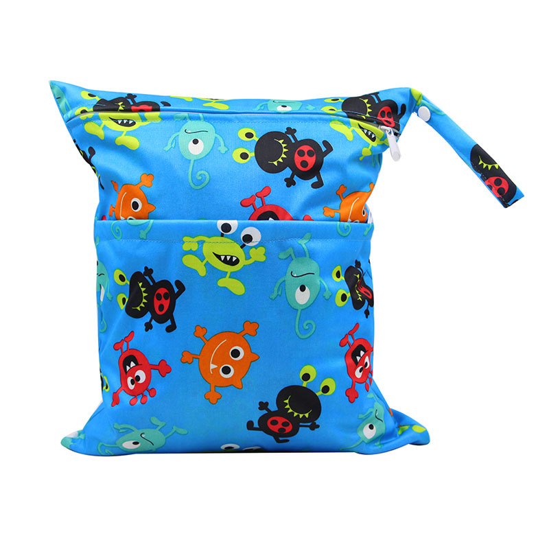 Breathable and Durable Double-Zipper Diaper Bag for All Needs
