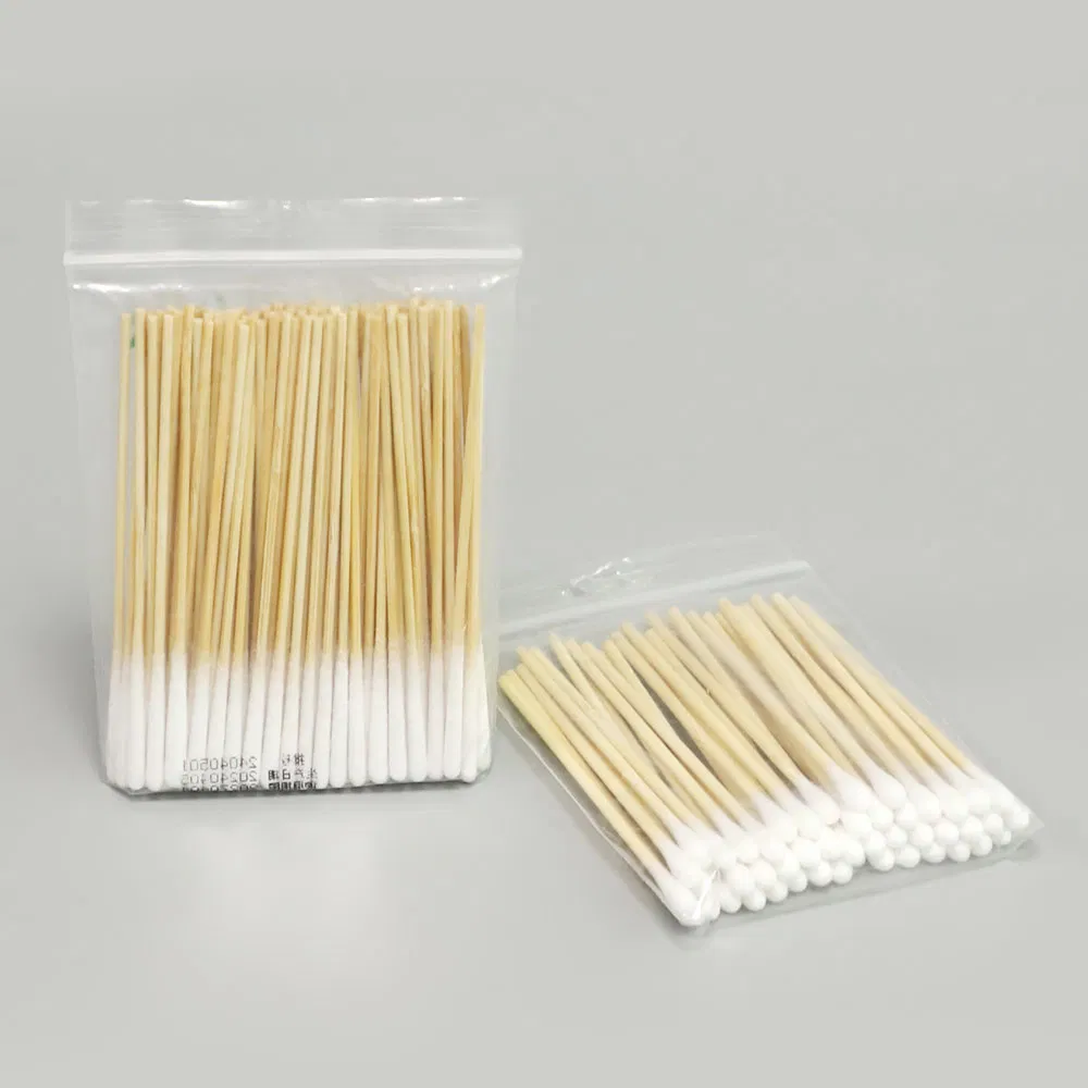 Wooden Bamboo Stick Customized Disposable Cotton Buds for Cleaning