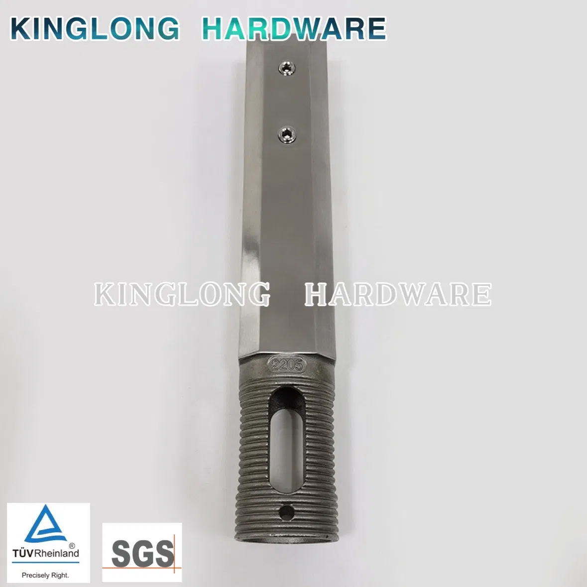 Manufacturer Wholesale Solid Pool Clamp Floor Glass Fixing Clamp Free Punch Base Railing Post Stair Handrail with