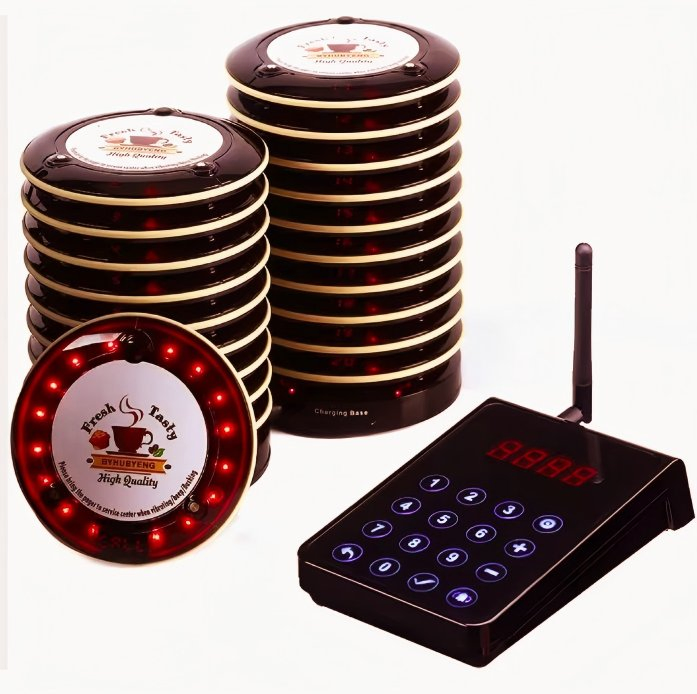 Advanced Wireless Paging and Queuing System with Keyboard