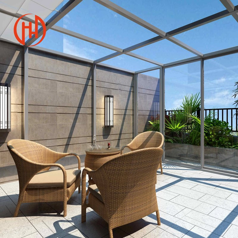 High Quality Sunrooms Glass Houses Veranda Sunroom Aluminum Alloy House of Glass