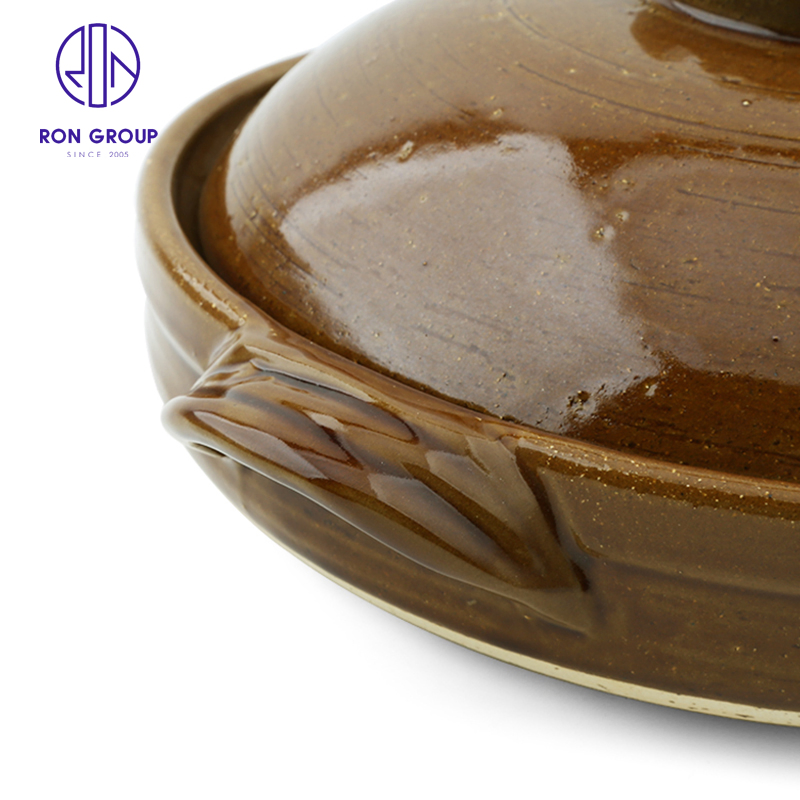 Factory Price Ceramic Clay Pot Soup Cookware Kitchenware Food Utensil for Hotel Restaurant Wedding