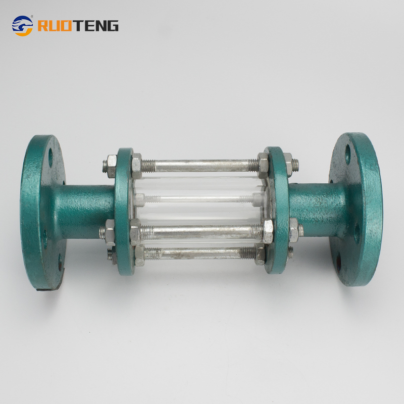 [Ruoteng] Top-Quality Industry PTFE ANSI 150lb 1.6MPa Wcb Glass Tube Flange Mirror Sight Glass