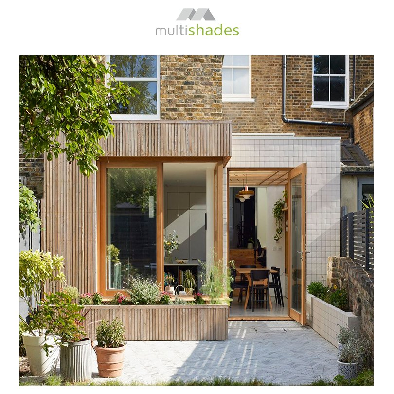 Алюминиевое раздвижное окно Multishades с деревянной текстурой