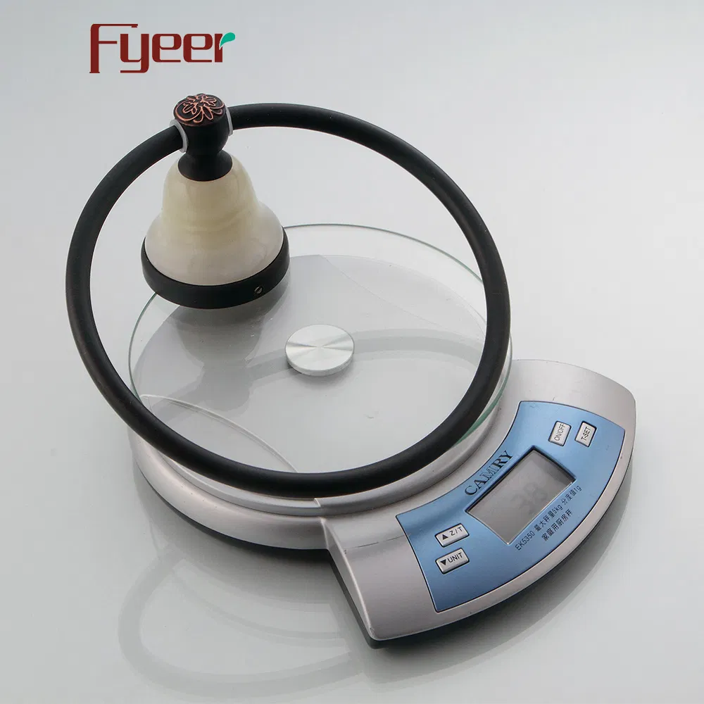 Кольцо для полотенец Fyeer Ceramic Base Black