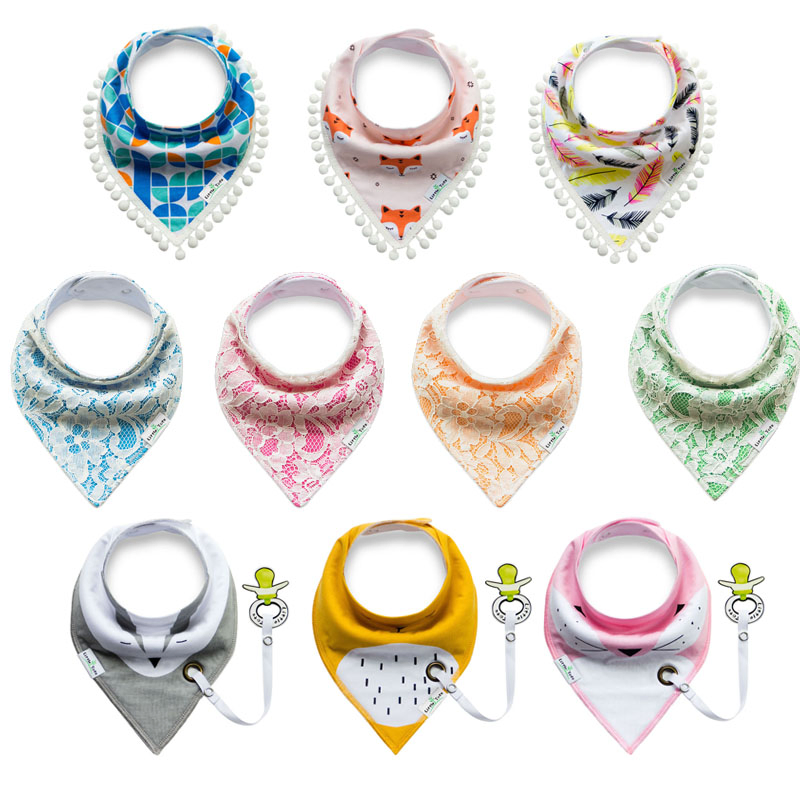 New Design Baby Bibs Baby Soft Cotton Drool Bibs