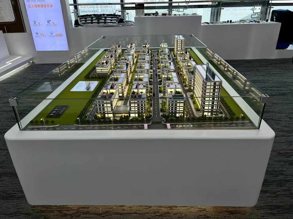 Future Community Construction Building Model Making Sand Table Model with Lighting Effect