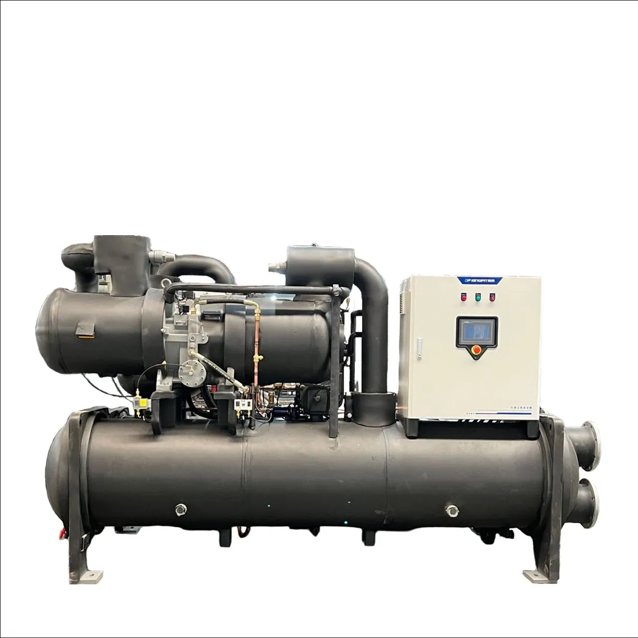 Second Generation High Efficient Heat Pump Chiller for Sale High Performance Auto-Control Industrial Water Cooling Screw Chiller High Quality Water Cooled