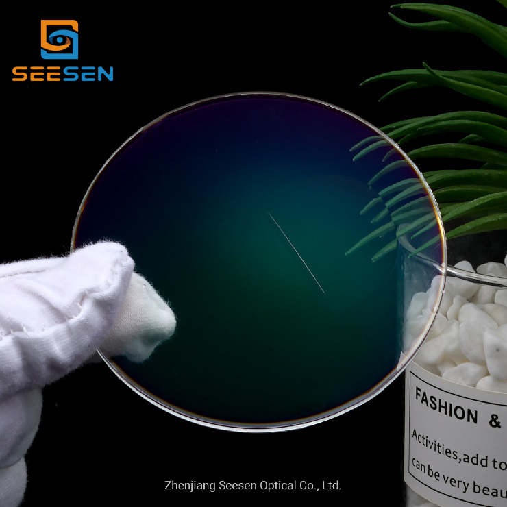 Blue Reflect Lenses 1.56 Flat Top Bifocal Hmc Blue Cut Optical Lens Eyewear Lenses for Sale