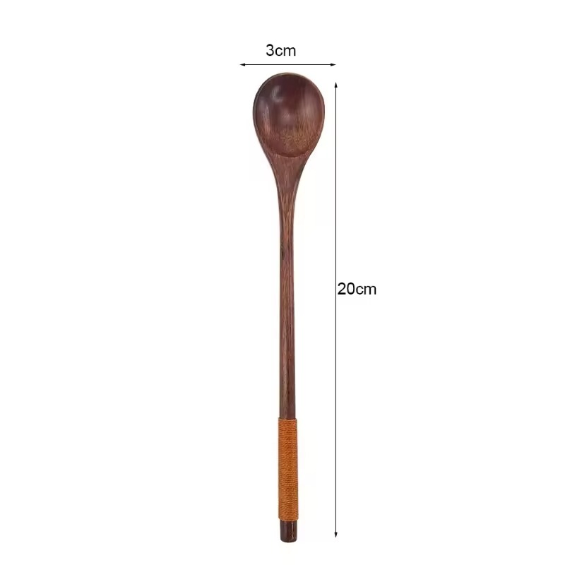 Environment Protection Nature Food Grade Small Tableware Set Kitnch Wooden Spoon