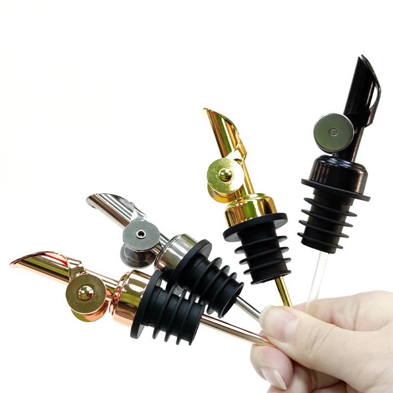 Kitchen Bar Wine Liquor Vinegar Cooking Olive Oil Pourer Spout with Dust Cap