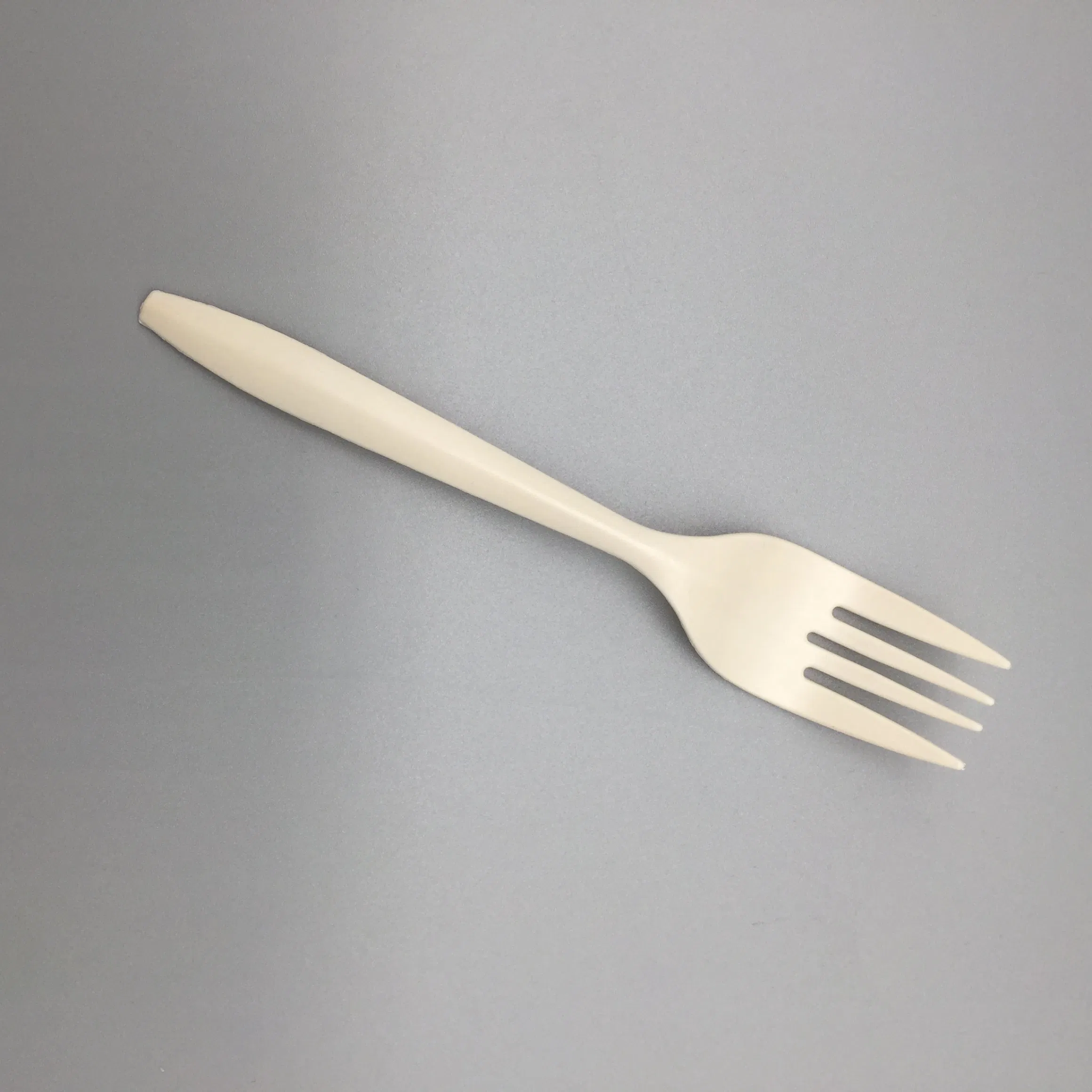 6.0 Inch Biodegradable Cornstarch Cutlery Eco-Friendly and Single-Use Spoon and Fork