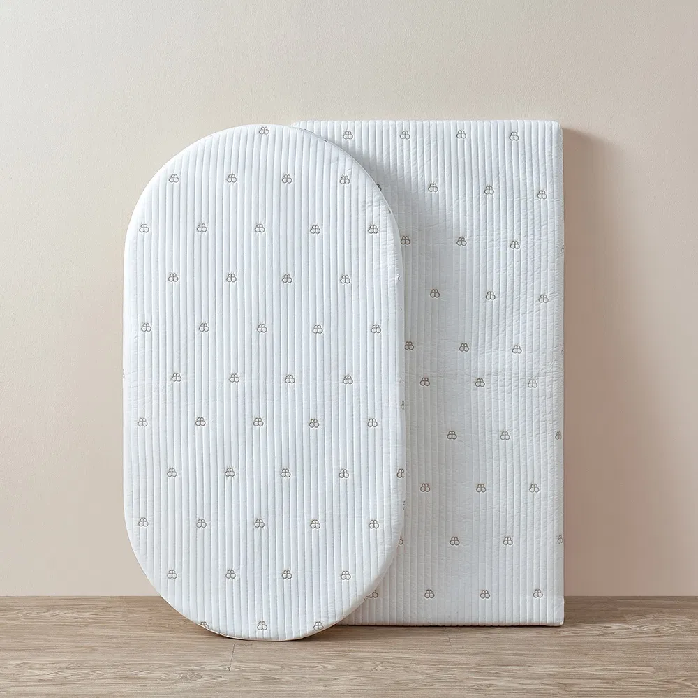 Boori 4D Airflow Mattress for Oval Baby Cot 119*64*6cm