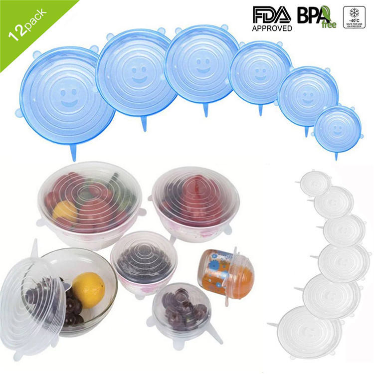 Силиконовая крышка-натяжка для контейнеров