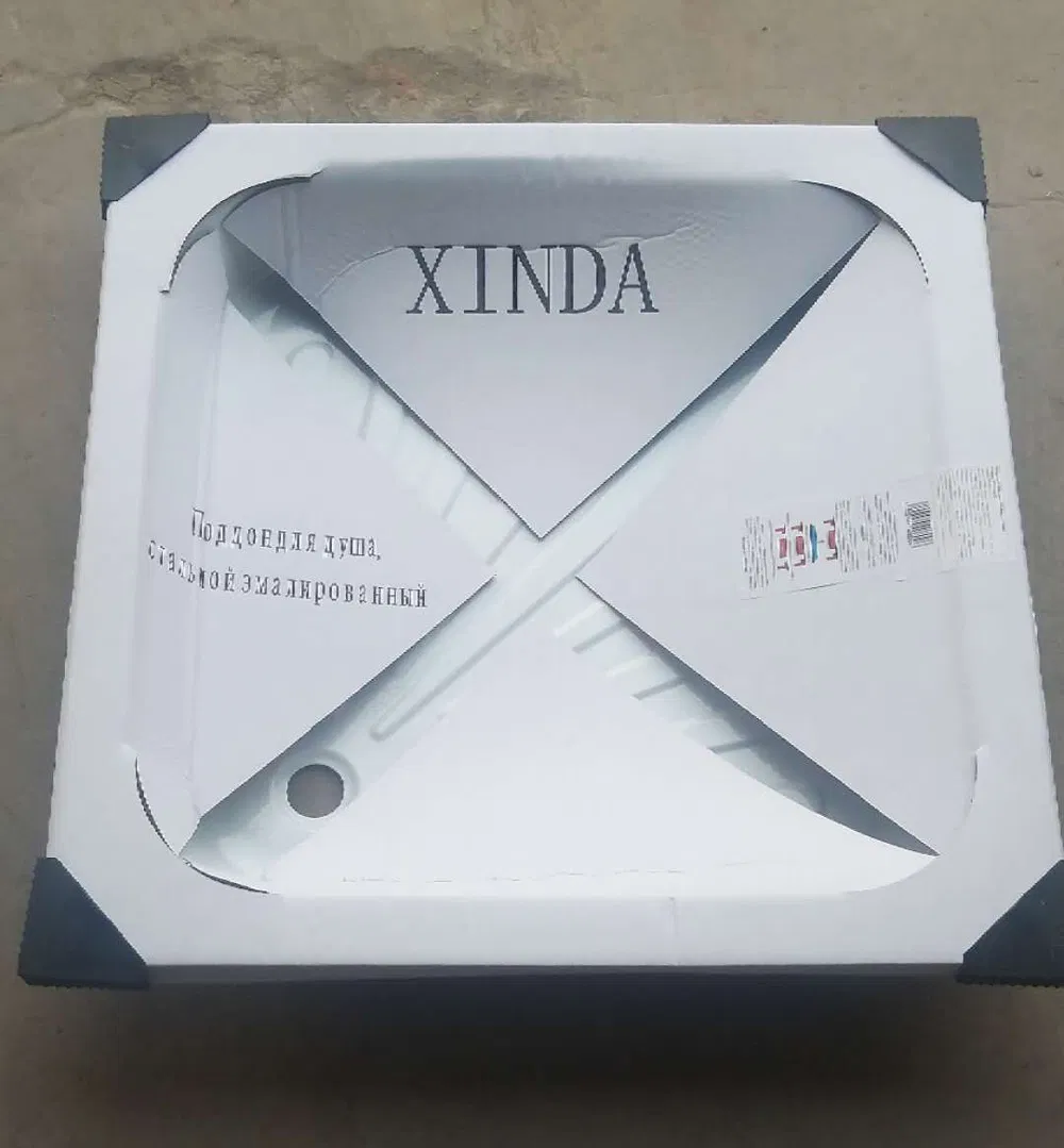 Half Round Steel Enamel Shower Tray Shower Base Russia