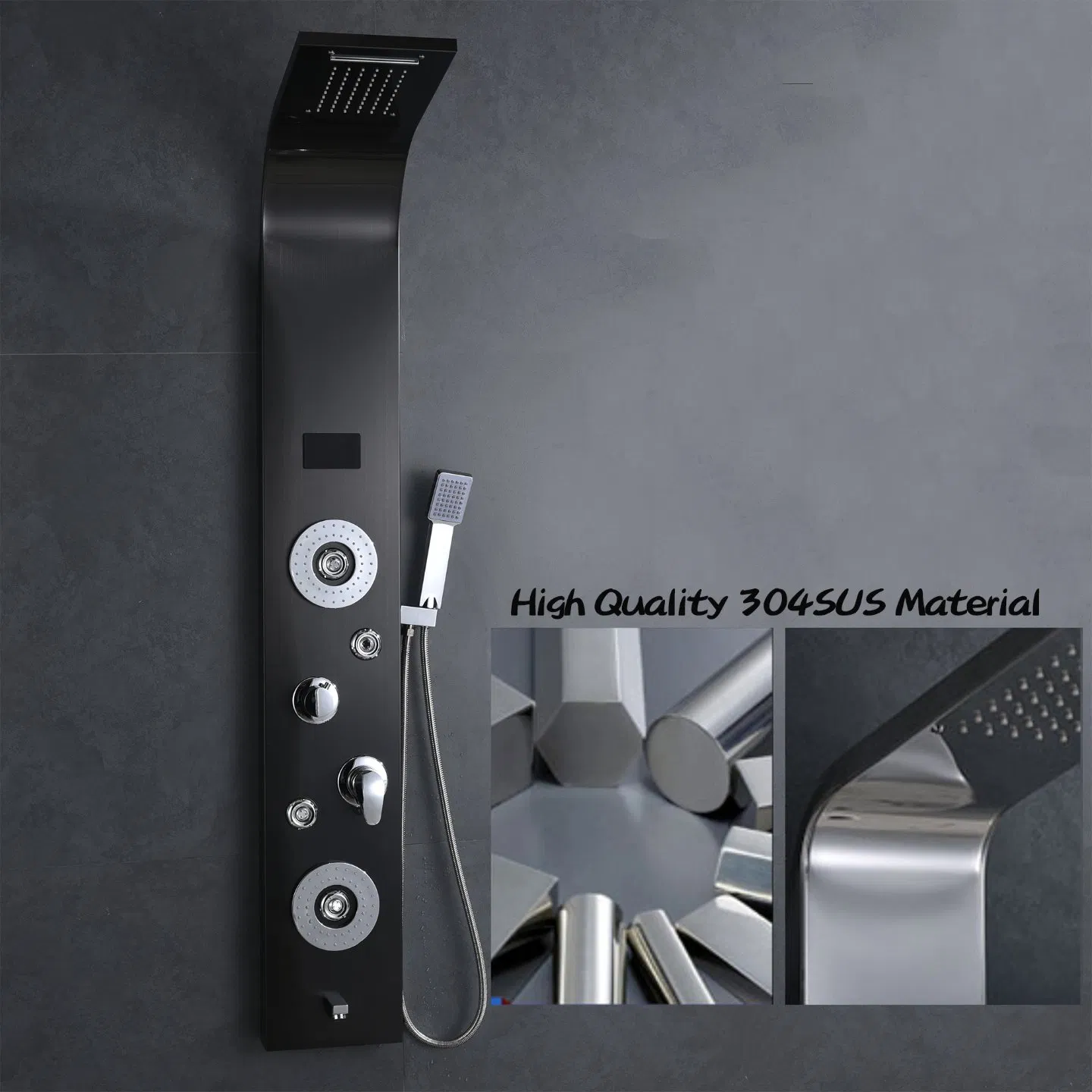 New Arrival Display Multi-Functions 304SUS Shower Panel