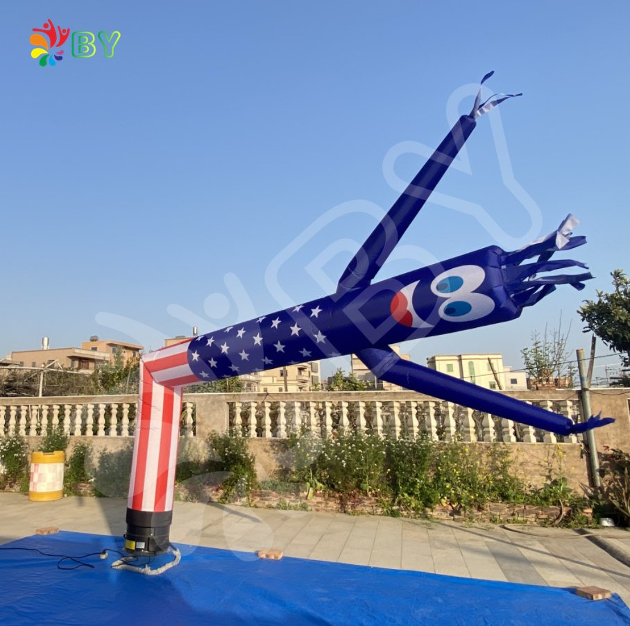 Boyan Wholesale Custom Advertising Air Dancer Santa Mini Inflatable Dancer Hot Sale